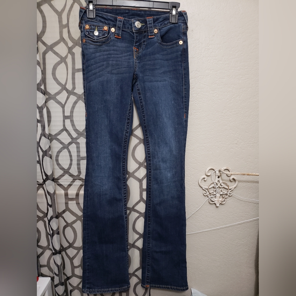 True Religion Women’s Dark Blue Boot Cut Jeans